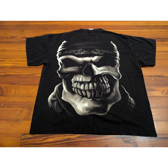 VTG Y2K Bike Week 2008 Skull Shirt Size XL - Picture 2 of 6